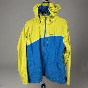 Marmot Membrain Wind Jacket Men's XL Yellow Blue